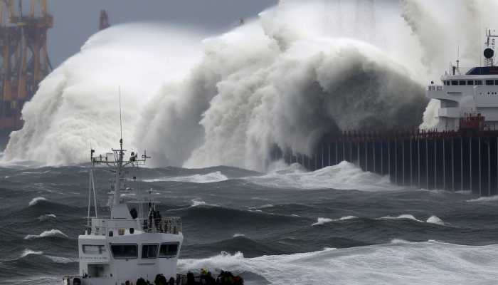 13号台风“鸳鸯”侵袭日本 带来暴雨天气导致多地发生洪涝灾害