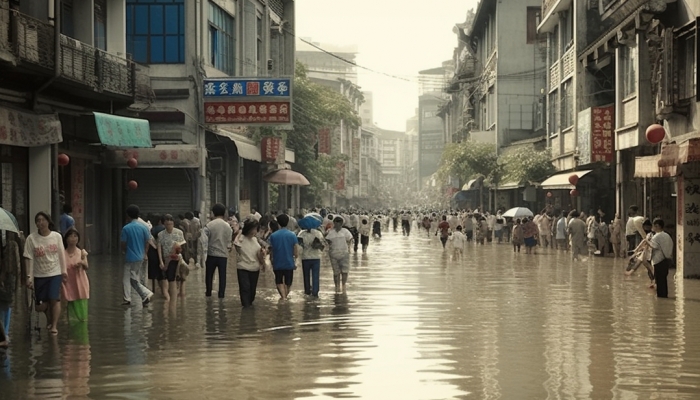 中国气象局调整应急响应级别：从台风二级转为暴雨二级