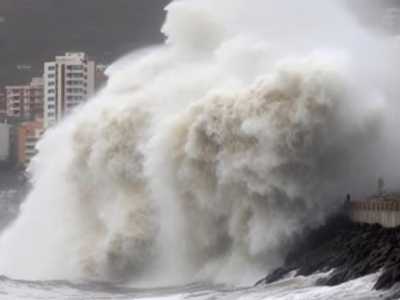 最新海浪和风暴潮蓝色警报发布 十六号台风三巴将影响海南和广东沿海 