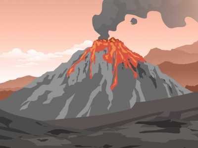 印尼伊布火山连续两次喷发 喷发分别持续时间约64秒和86秒