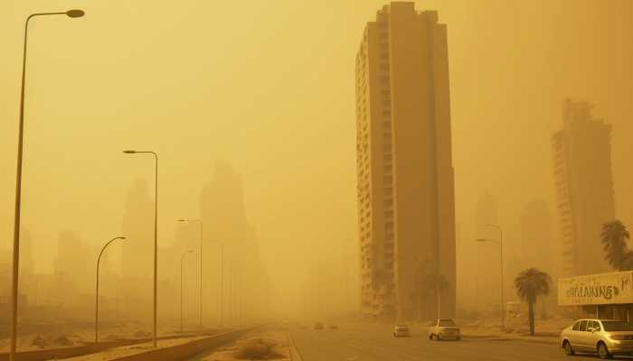 受沙尘天气影响 甘肃高速部分路段临时交通管制
