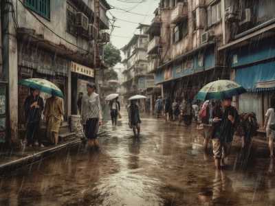 孟加拉湾气旋风暴“雷马尔”登陆 华南将迎大范围散装暴雨