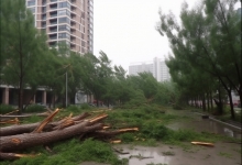 台风“普拉桑”北上韩国，华东华南强风雨来袭，冷空气助阵南方降温