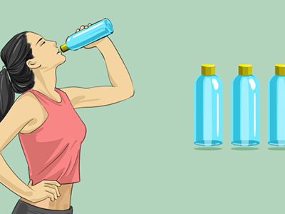 女子每天喝5升水确诊尿崩症 网友：一天5升水还不够?